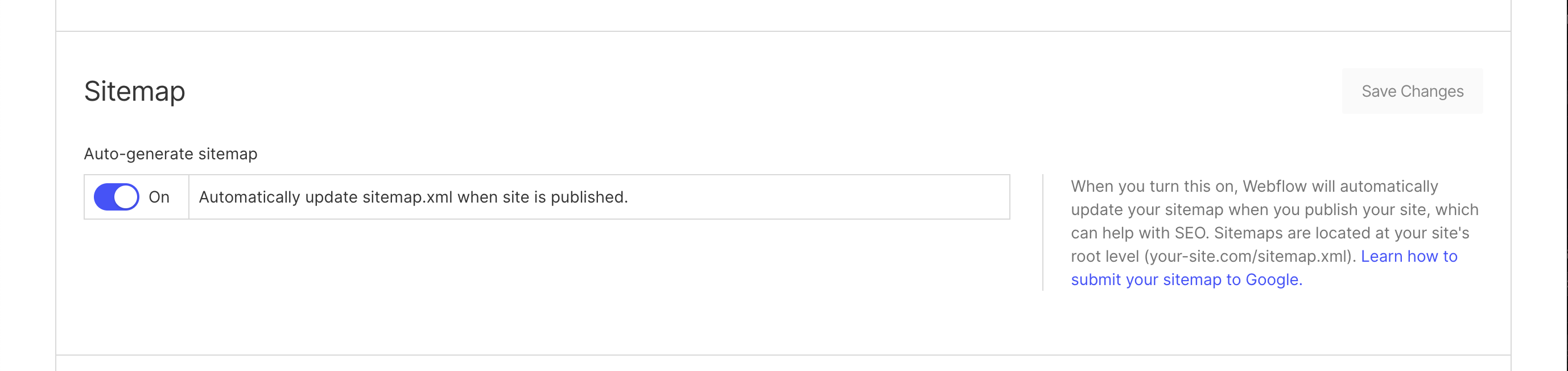 Création d'un sitemap XML sur Webflow
