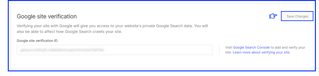 Google Site Verification sur Webflow